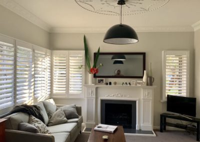 Plantation Shutters for the lounge room of a heritage home.