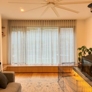 S-Fold Wave Style Sheer Curtains